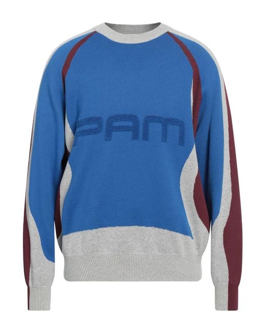 P.a.m. Perks And Mini Blue Jumper for men