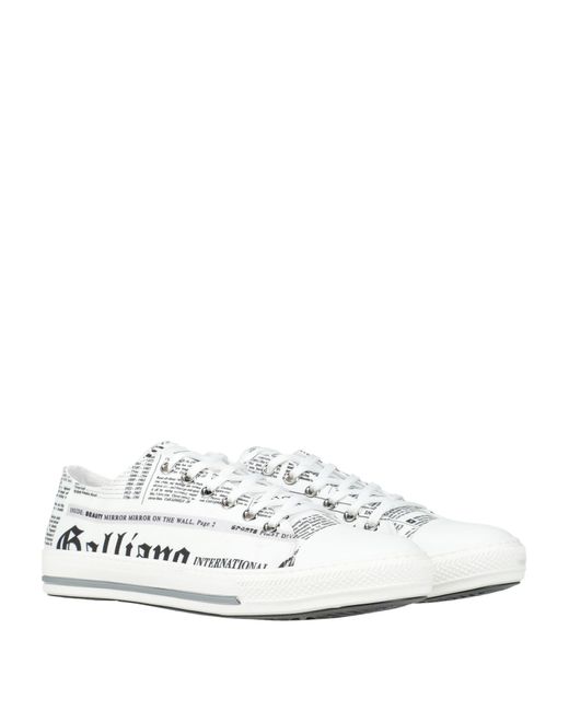 John Galliano White Trainers for men