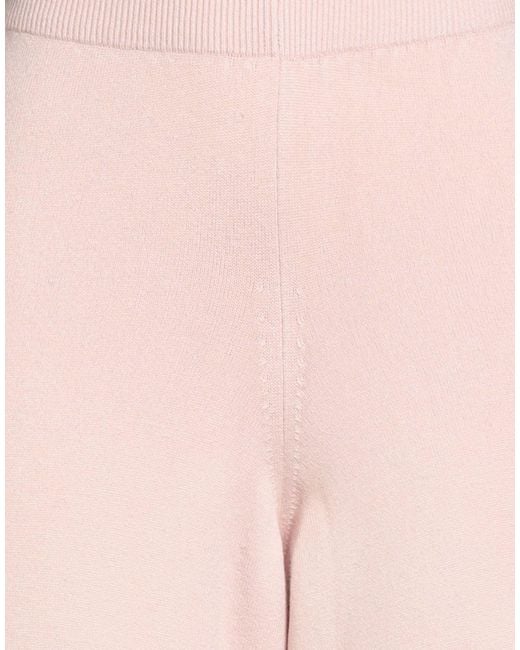 ViCOLO Pink Blush Pants Viscose, Polyester, Polyamide