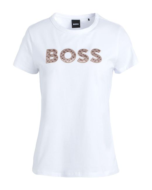 T-shirt di Boss in White