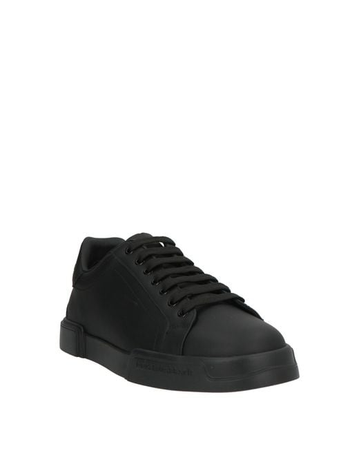 Dolce & Gabbana Black Sneakers Leather for men