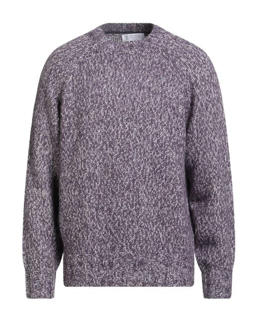 Pullover Brunello Cucinelli de hombre de color Purple
