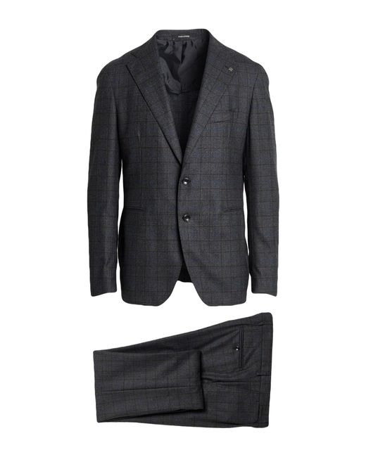 Tagliatore Blue Suit Virgin Wool, Elastane for men