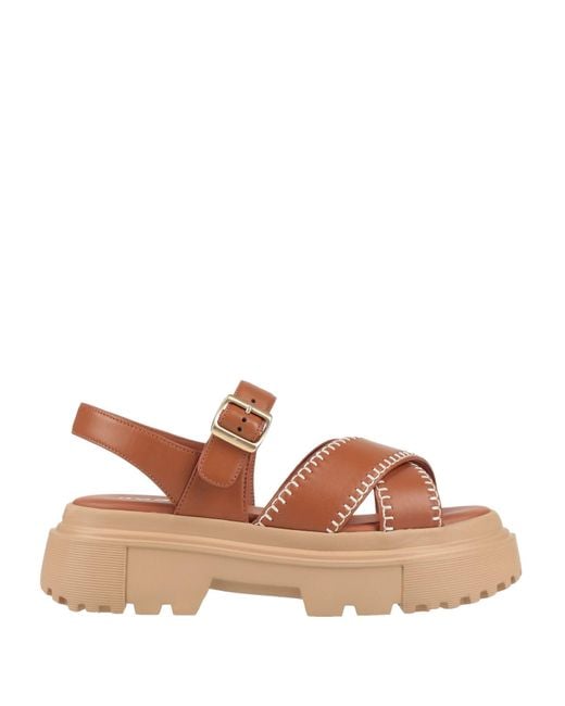 Hogan Brown Sandals