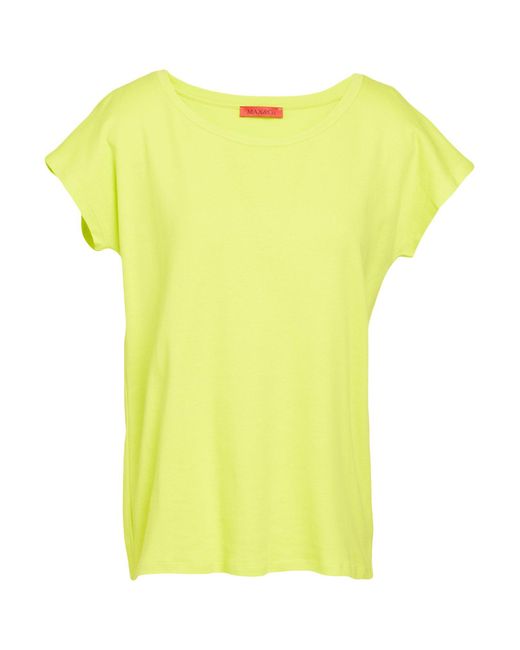 MAX&Co. Yellow Maldive2 Acid T-Shirt Cotton