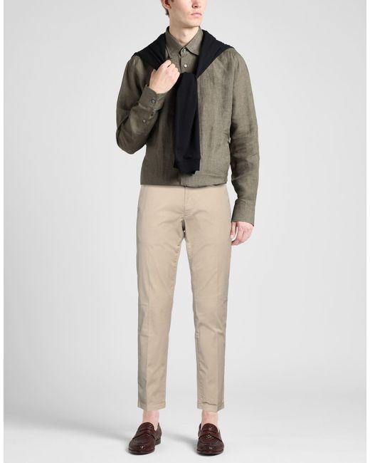 AT.P.CO Natural Denim Pants Cotton, Elastane for men