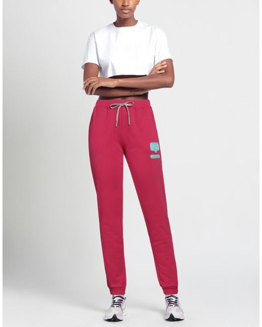 Chiara Ferragni Red Trouser