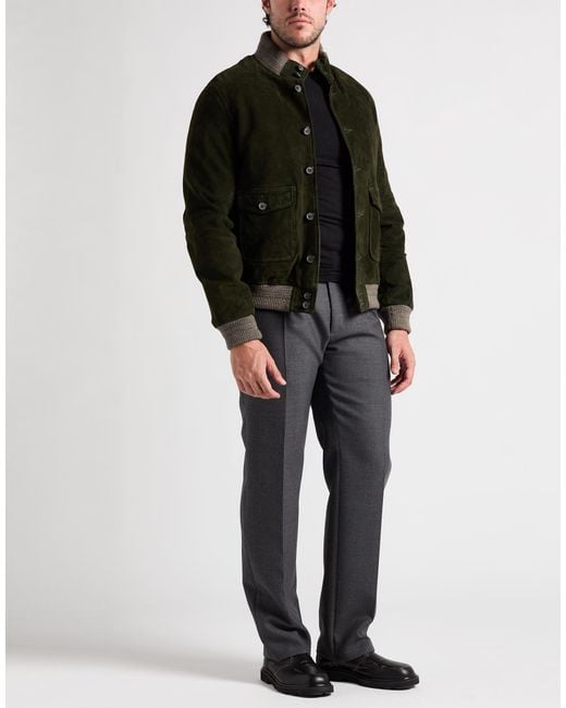 THE JACK AND JACKIE LEATHERS Black Dark Jacket Leather for men