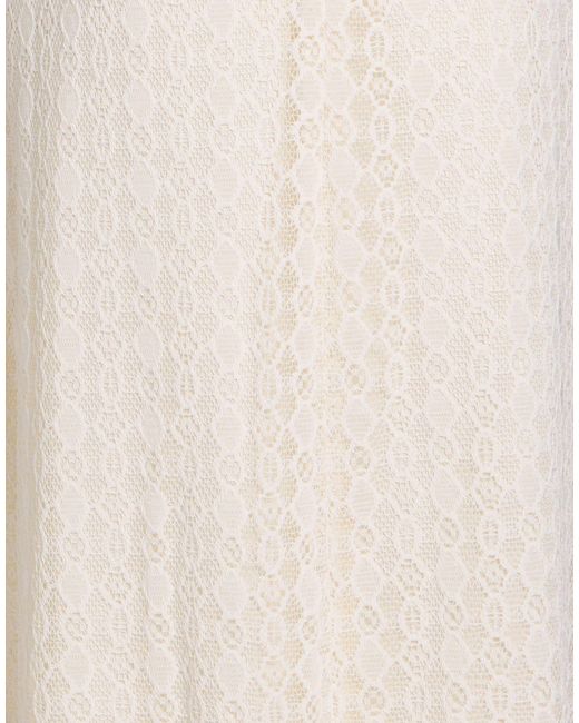 Sandro White Maxi Dress Polyester