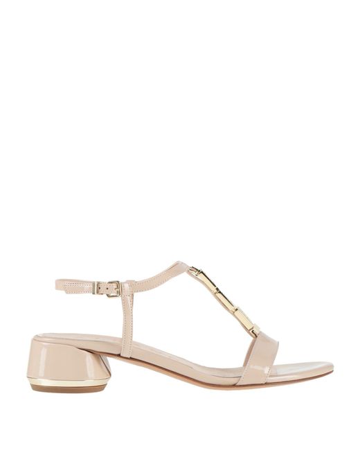Albano Natural Sandals Textile Fibers