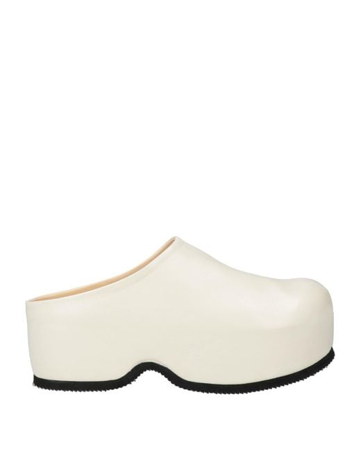 Proenza Schouler White Mules & Clogs Leather