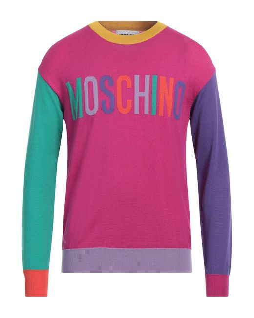 Moschino Pink Jumper for men