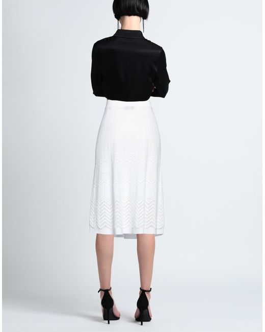 Missoni White Midi Skirt