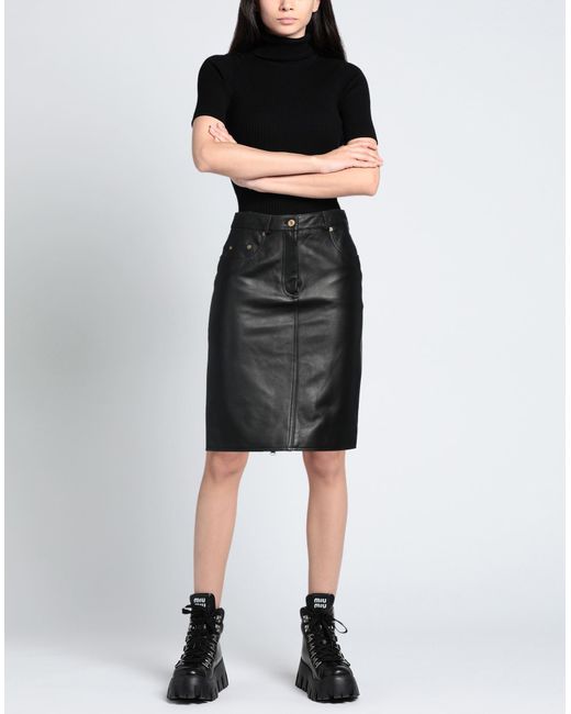 Moschino Black Midi Skirt