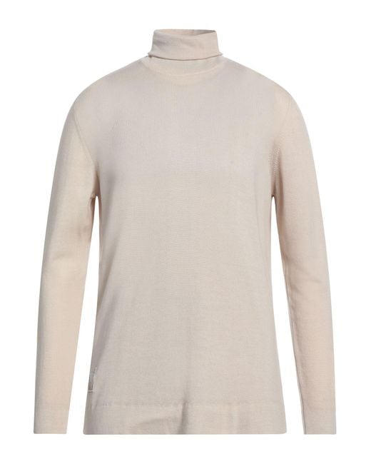 Blauer Rollkragenpullover in White für Herren