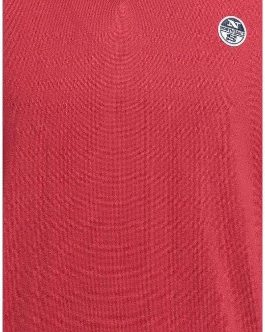 North Sails Red Sweater for men