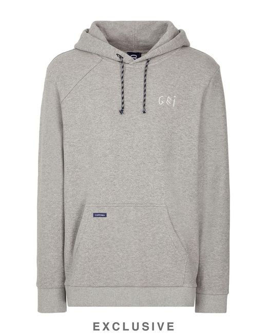 8 by COCO CAPITÁN Gray The Gei Hoodie Sweatshirt Cotton for men