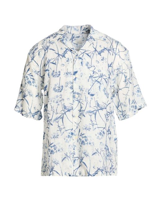 120% Lino White Shirt for men
