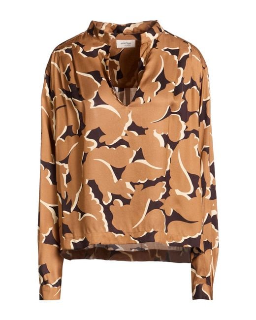Ottod'Ame Brown Top Viscose