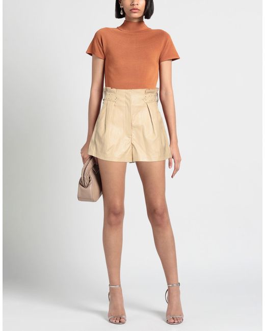 Twinset Natural Shorts & Bermuda Shorts