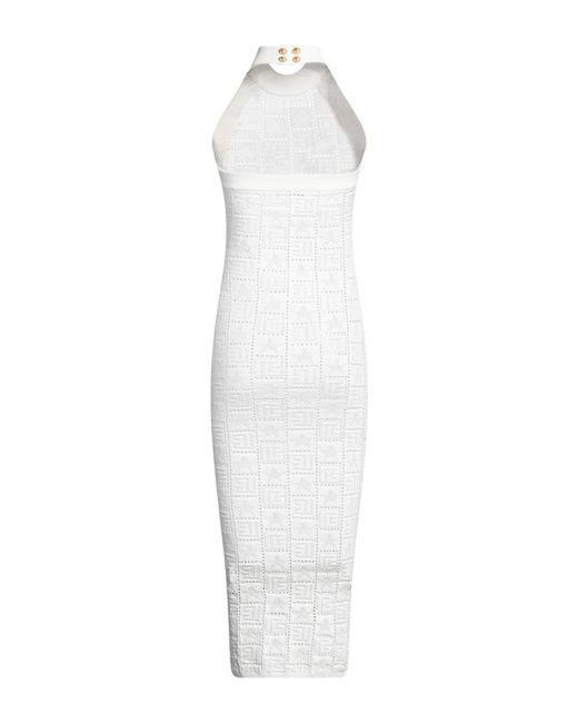 Robe Midi Balmain en coloris White