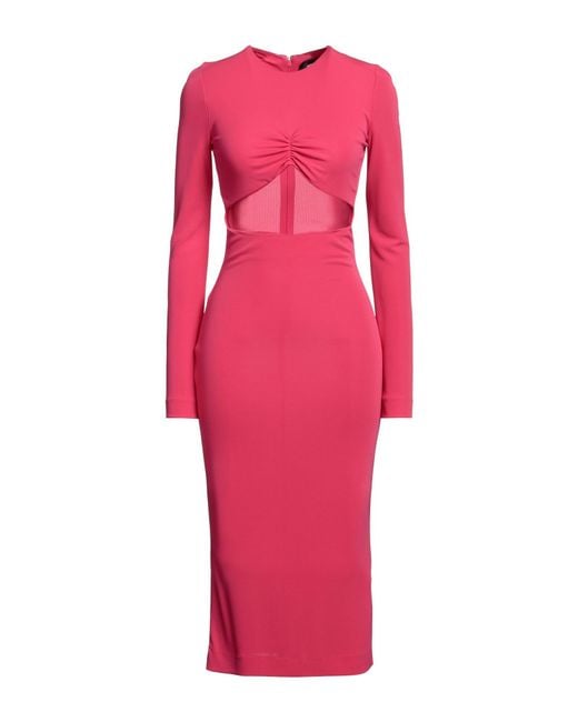 DSquared² Pink Midi Dress