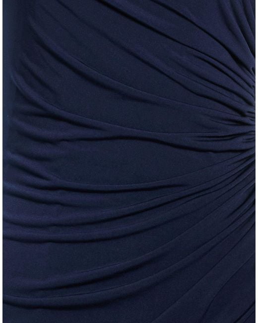 Soallure Blue Mini Dress Polyester, Elastane
