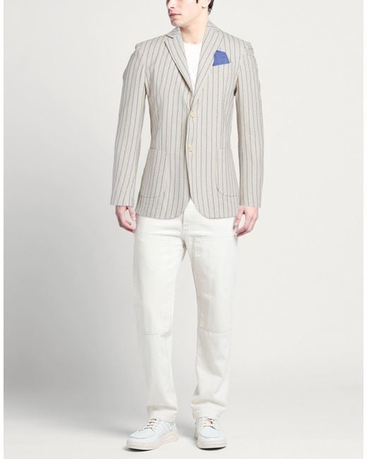 CAUTIERI Blue Blazer for men