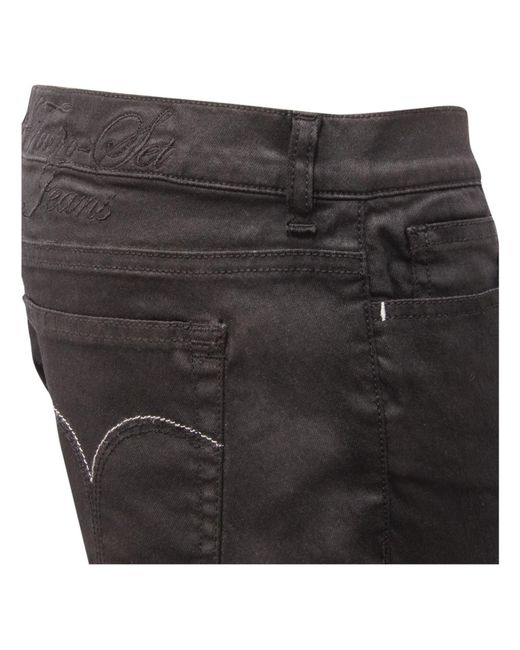 Pantalon en jean Twin Set en coloris Black