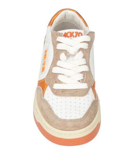 Back 70 Natural Sneakers Leather
