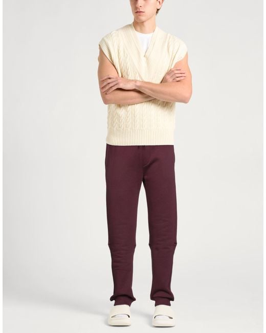 Dondup Purple Pants Cotton, Elastane for men