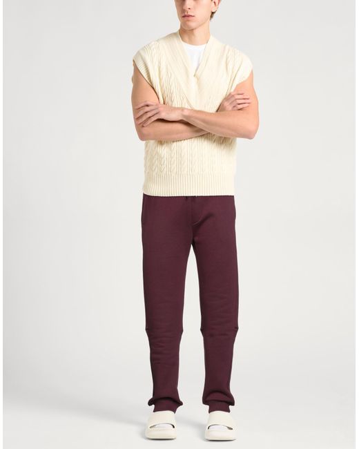 Dondup Purple Pants Cotton, Elastane for men