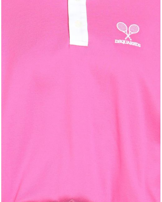 DSquared² Pink Polo Shirt