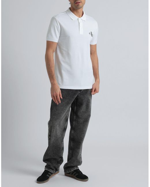 Calvin Klein Blue Polo Shirt for men