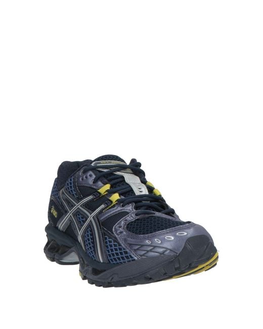 Asics Blue Sneakers Synthetic Fibers, Synthetic Material