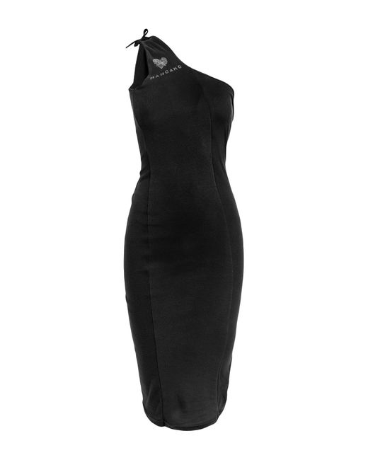 Mangano Black Midi Dress