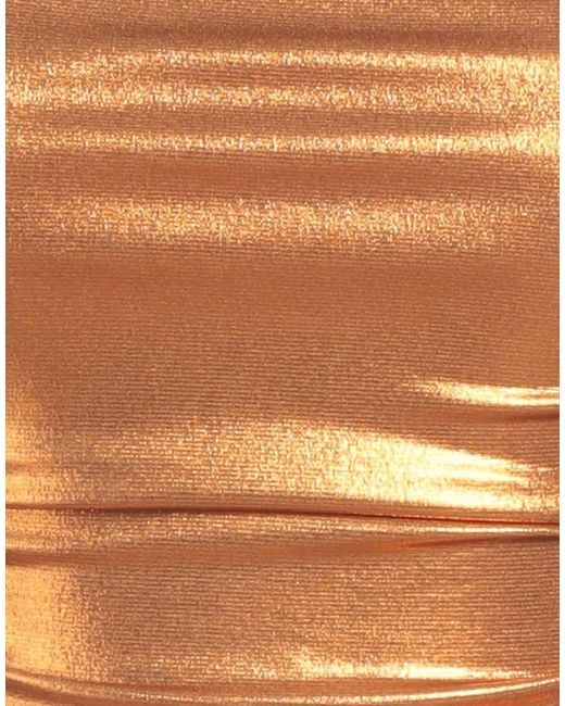 Dolce & Gabbana Brown Top Polyester, Silk, Elastane