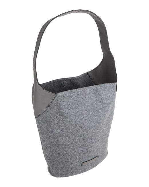 Brunello Cucinelli Gray Handbag