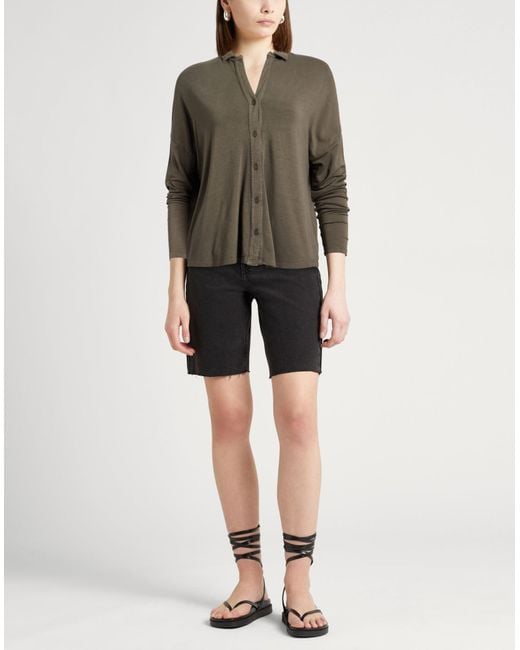 Majestic Filatures Green Shirt