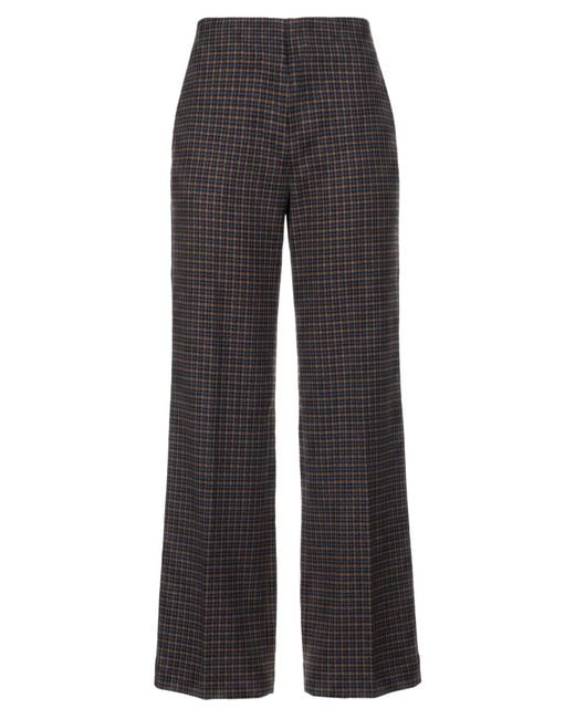 Harris Wharf London Gray Pants Cotton, Virgin Wool