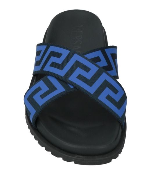 Sandales Versace pour homme en coloris Blue