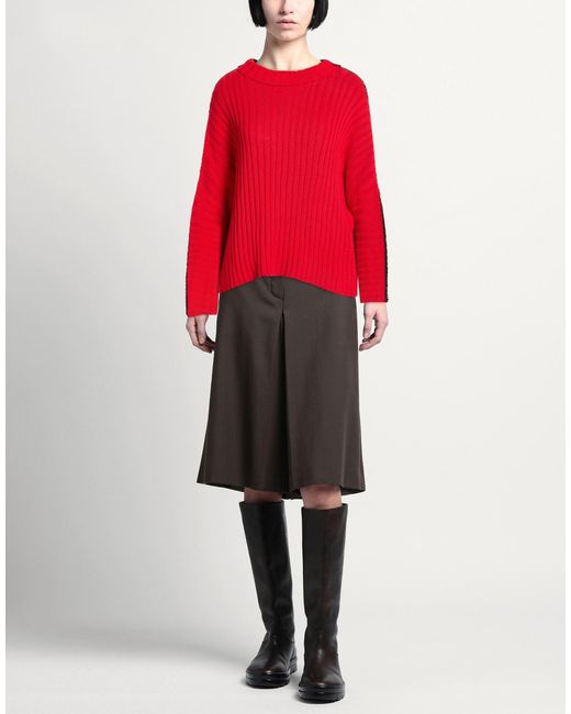 Pierantonio Gaspari Red Rollkragenpullover