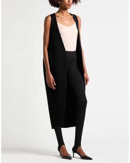 Rick Owens Black Cardigan Virgin Wool