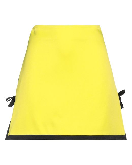 Minigonna di MSGM in Yellow