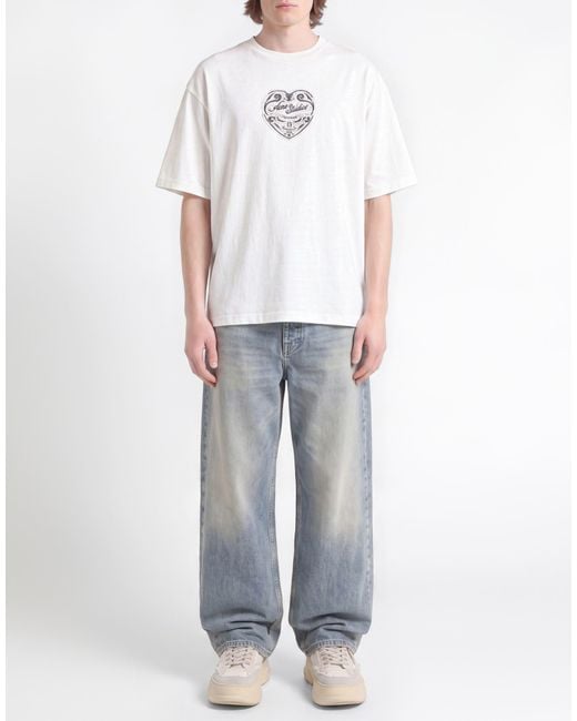 Acne White T-Shirt Cotton