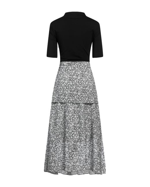 Maje Gray Midi Dress