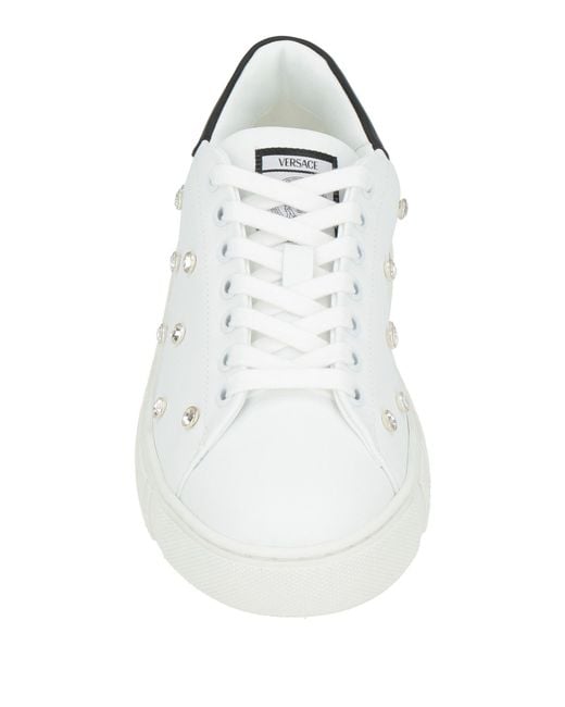 Versace White Sneakers Leather