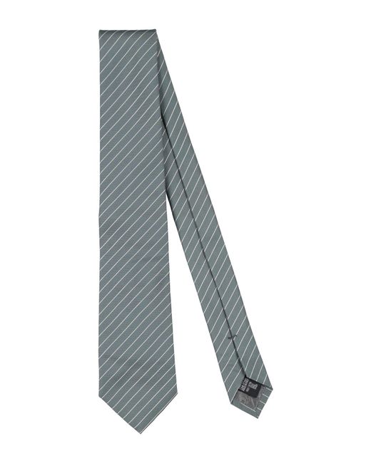 Emporio Armani Gray Ties & Bow Ties Silk for men