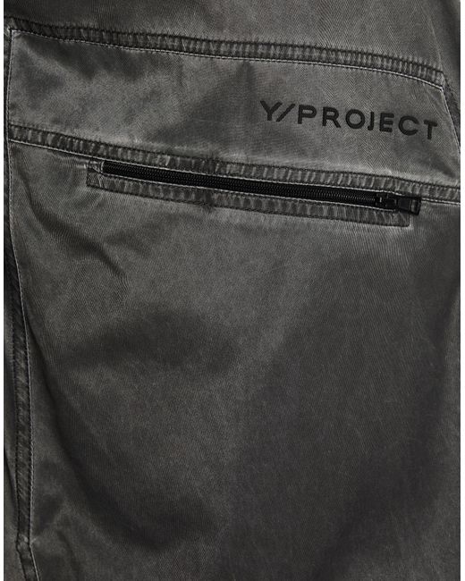 Y. Project Gray Pants Polyamide, Polyurethane for men