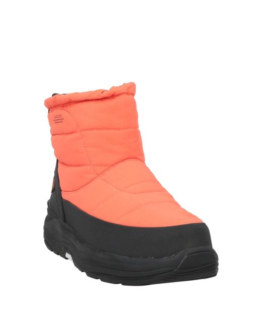 Suicoke Red Ankle Boots